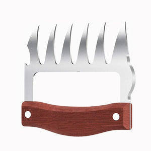 BBQ Meat Shredder Claws with Wooden Handle