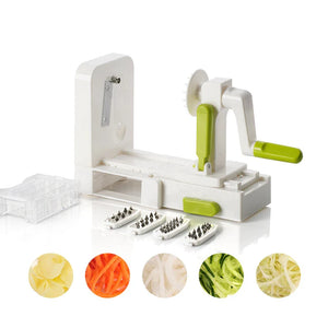 5 in 1 Rotary Cheese Vegetable Shredder Grater